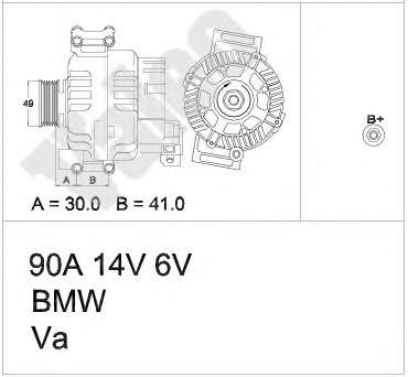 437374 VALEO генератор