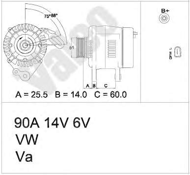 Генератор автомобільний VALEO 437403