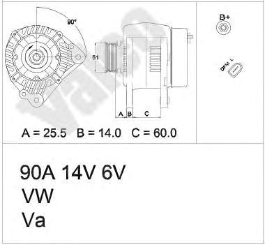 Купити 437404 VALEO Генератор