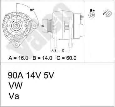 Генератор 437411 VALEO
