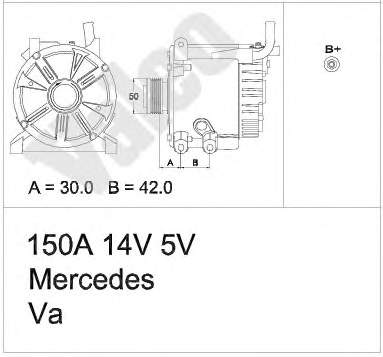 Генератор автомобільний VALEO 437415