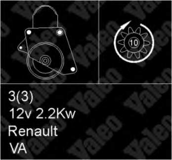 Стартер Peugeot Partner I мінівен (5F) (1996 - 2008) ціна, від 29.50 USD