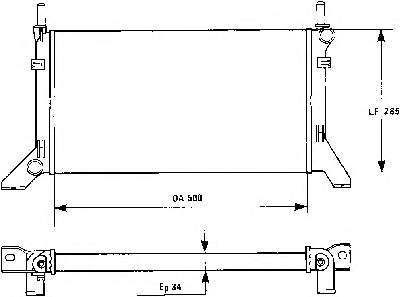 Купити 6165941 Ford Радіатор двигуна