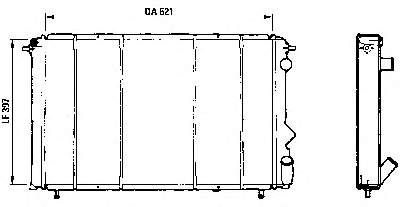 Купити 6025101338 Renault (RVI) Радіатор двигуна