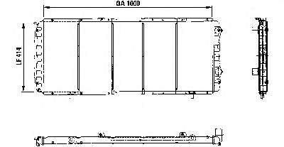 730999 VALEO Радіатор охолодження двигуна