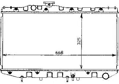 Купити 1640074140 Toyota Радіатор двигуна
