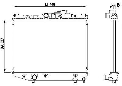 Радіатор основний Toyota 1640010011 ціна, від 83.28 USD