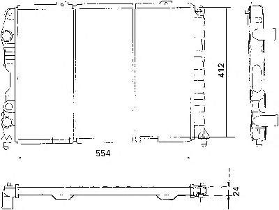 Радіатор основний VALEO 731283 ціна, від 147.35 USD