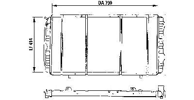 Купити R20017 Sato Tech Радіатор двигуна