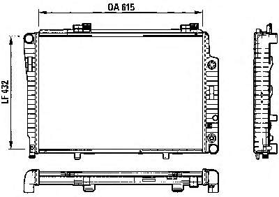 Купити FP46A205 FPS Радіатор двигуна