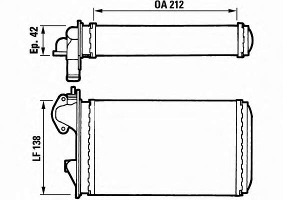 Радіатор пічки (обігрівача) VALEO 812029 ціна, від 23.32 USD