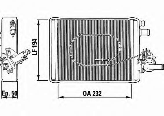 Купити 93910866 Fiat/Alfa/Lancia Теплообмінник