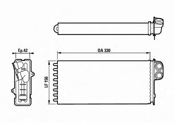 Купити D6RV002TT Thermotec Теплообмінник