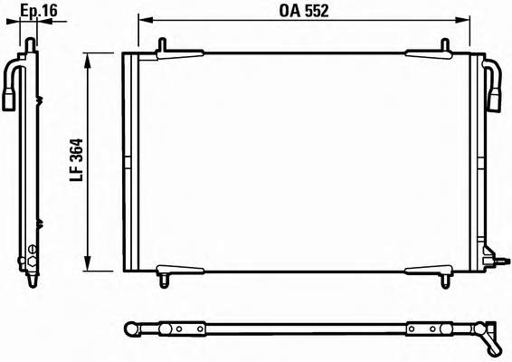 Конденсатор кондиціонера VALEO 817283 ціна, від 61.22 USD