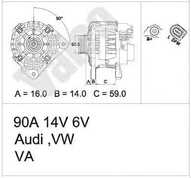 Генератор 437444 VALEO