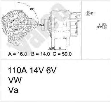 Генератор A0181 AS/Auto Storm