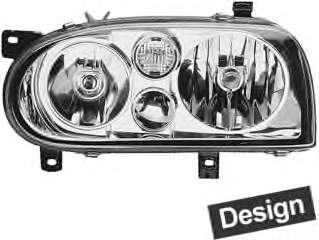 Фара правая HELLA 1DJ008187021 ціна, від 102.58 USD