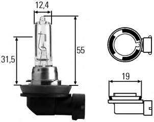 8GH008357001 HELLA Лампочка галогенна