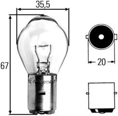 Лампи HELLA 8GA002083131 ціна, від 2.34 USD