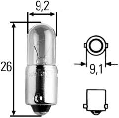 8GP002067121 HELLA Лампа автомобільна