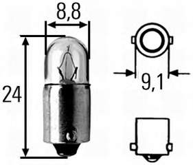 Лампочка 8GP002068241 HELLA