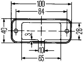 Габарит бічний (фургон) 2PF961167021 HELLA