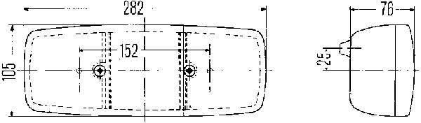 Купити A0015444103 Mercedes Ліхтар задній лівий/правий
