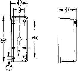 A0038201356 Mercedes Ліхтар задній лівий = правий