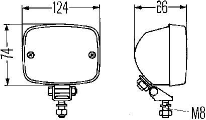 Фара протитуманна задня HELLA 2NE002985001 ціна, від 19.02 USD
