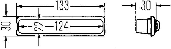 Плафон освітлення салона/кабіни, задній на MERCEDES BENZ TRUCK Vario (667)