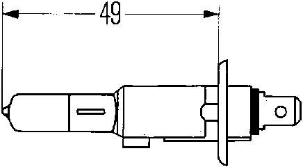 Лампочка галогенна 8GH002089141 HELLA