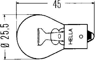 Лампи HELLA 8GA006841241 ціна, від 0.93 USD