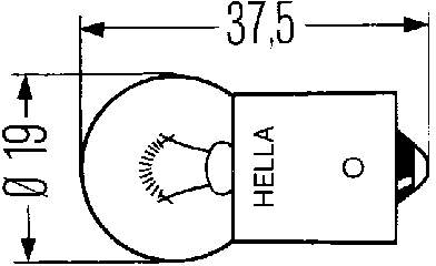 Лампочка 8GA002071261 HELLA