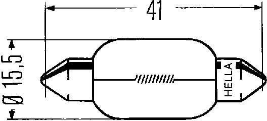 Лампочка 8GM002091141 HELLA