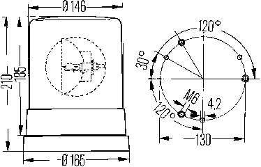 Купити 2RL004958111 HELLA Проблисковий маяк