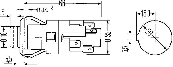 0142021 Trucktec Аварійна кнопка