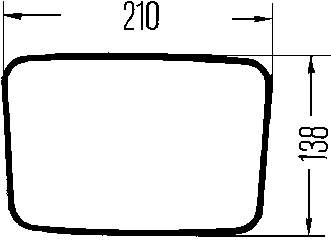 Дзеркало заднього виду Signeda VBZM1013ELR