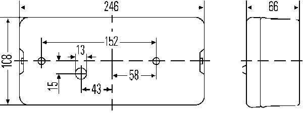 Задня права фара 2SE007547021 HELLA