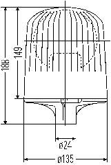 Проблисковий маяк HELLA 2RL007551001 ціна, від 92.52 USD