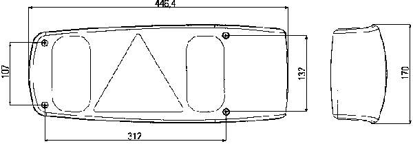 Купити 2VA007502021 HELLA Задня права фара