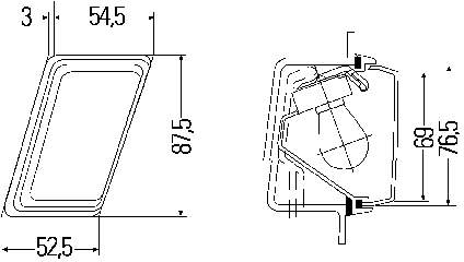 Габарит-покажчик повороту, правий A0008205321 Mercedes