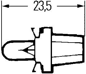 Купити 8GA007997031 HELLA Лампочки