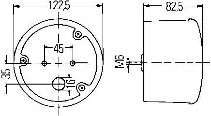 Ліхтар задній лівий/правий HELLA 2SD964169117