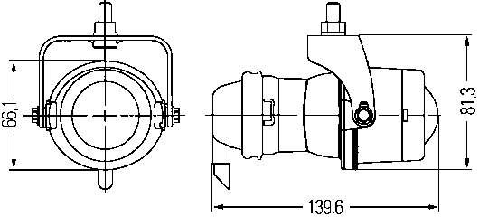 Купити 1NL008090821 HELLA Фара протитуманна (TUNING) (комплект з 2шт.)