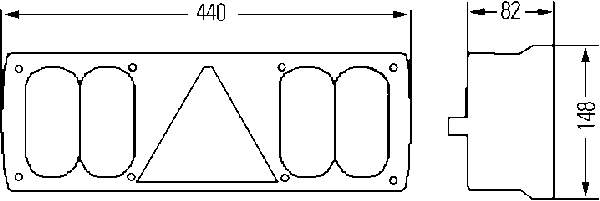 Ліхтар задній правий 2VP340450027 HELLA