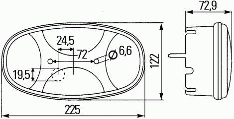 Ліхтар задній лівий HELLA 2VA343640071