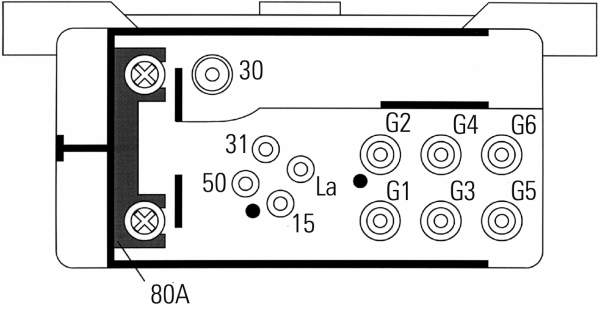 A0055454532 Mercedes Реле свічок накалу