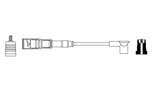 Дріт високовольтний Mercedes A1101501418