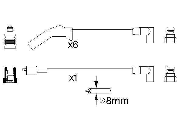 Дроти запалювання Ford 6190350 ціна, від 32.95 USD