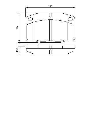 Купити 0986465141 Bosch Колодки гальмівні передні, дискові